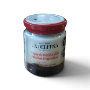 Yogurt Firme Frutado de Búfala La Delfina frutilla