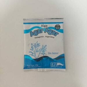 Agar Agar gelatina sin sabor vegana
