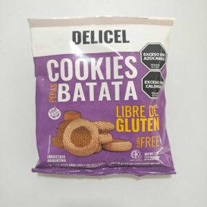 Galletitas sin gluten Delicel pepa de batata 200 grs