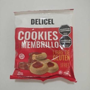 Galletitas sin gluten Delicel pepa de membrillo 200 grs